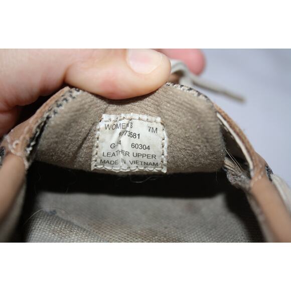 Sperry Women's 7M Top-Sider Boat Shoes Angelfish Linen/Oat - Picture 7 of 7